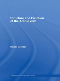 Titelbild: Structure and Function of the Arabic Verb 1st edition 9781138983106