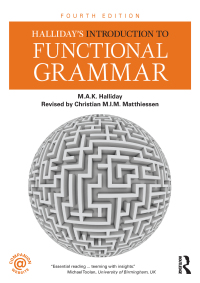 Cover image: Halliday's Introduction to Functional Grammar 4th edition 9781444146608