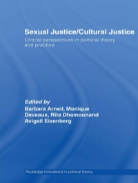 Cover image: Sexual Justice / Cultural Justice 1st edition 9780415770927