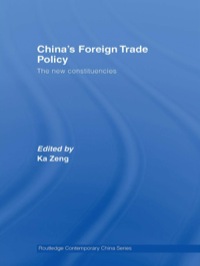 Cover image: China's Foreign Trade Policy 1st edition 9780415770866