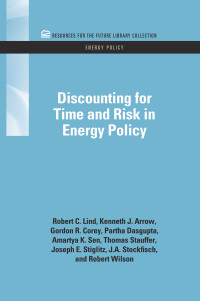 Cover image: Discounting for Time and Risk in Energy Policy 1st edition 9781617260179