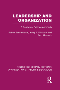 表紙画像: Leadership and Organization (RLE: Organizations) 1st edition 9781138979543
