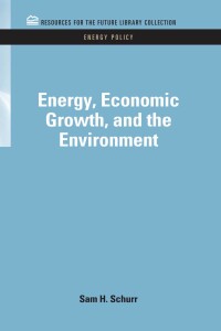 Cover image: Energy, Economic Growth, and the Environment 1st edition 9781617260209