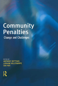 صورة الغلاف: Community Penalties 1st edition 9781903240496
