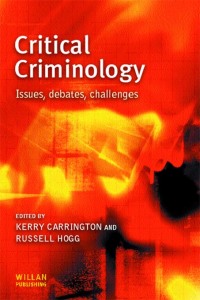 Imagen de portada: Critical Criminology 1st edition 9781903240694
