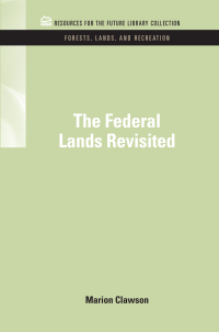 Immagine di copertina: The Federal Lands Revisited 1st edition 9781617260407