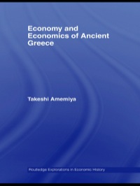 Cover image: Economy and Economics of Ancient Greece 1st edition 9780415762106