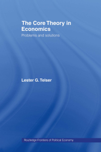 صورة الغلاف: The Core Theory in Economics 1st edition 9780415701440