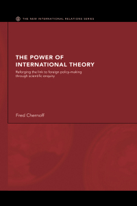 Cover image: The Power of International Theory 1st edition 9780415701389