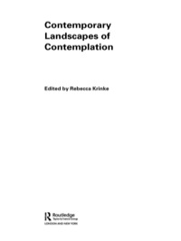 Imagen de portada: Contemporary Landscapes of Contemplation 1st edition 9780415700696