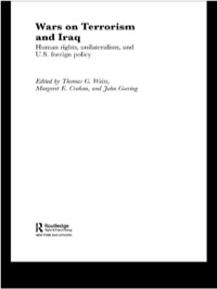Titelbild: The Wars on Terrorism and Iraq 1st edition 9780415700627