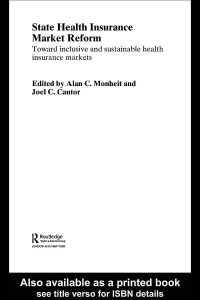 Cover image: State Health Insurance Market Reform 1st edition 9780415700351