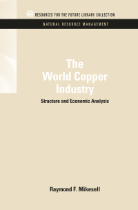 Imagen de portada: The World Copper Industry 1st edition 9781617260568