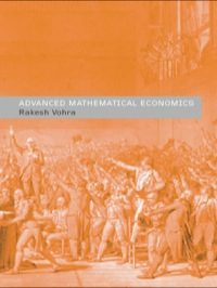 表紙画像: Advanced Mathematical Economics 1st edition 9780415700085