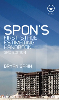 Imagen de portada: Spon's First Stage Estimating Handbook 3rd edition 9780415547154