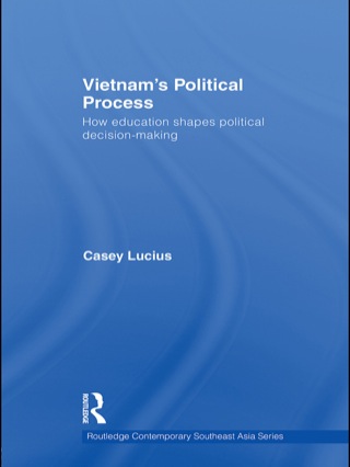 Immagine di copertina: Vietnam's Political Process 1st edition 9780415498128