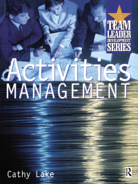 Imagen de portada: Activities Management 1st edition 9781138433205