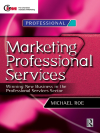 صورة الغلاف: Marketing Professional Services 1st edition 9781138440982