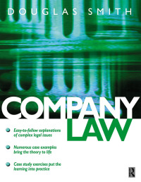 Titelbild: Company Law 1st edition 9780750637022