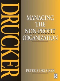 Cover image: Managing the Non-Profit Organization 1st edition 9781138135482