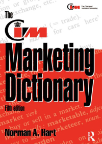 Omslagafbeelding: The CIM Marketing Dictionary 5th edition 9780750623469