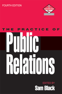 Cover image: Practice of Public Relations 4th edition 9781138147638