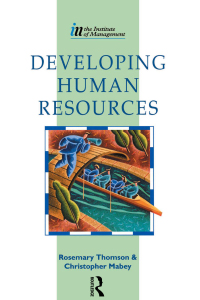 Immagine di copertina: Developing Human Resources 1st edition 9781138160880