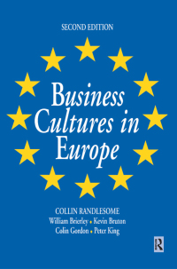 Imagen de portada: Business Cultures in Europe 2nd edition 9780750608725