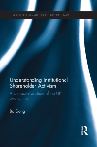 صورة الغلاف: Understanding Institutional Shareholder Activism 1st edition 9780415640336