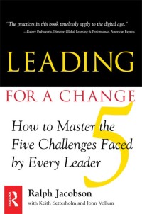 Imagen de portada: Leading for a Change 1st edition 9780750672795