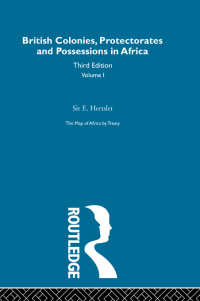 Imagen de portada: The Map of Africa by Treaty 1st edition 9780415416405