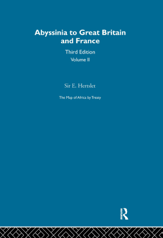 Cover image: The Map of Africa by Treaty 1st edition 9780415416412
