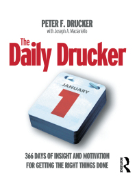 Cover image: The Daily Drucker 1st edition 9780750665995