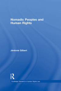 Imagen de portada: Nomadic Peoples and Human Rights 1st edition 9781138666498