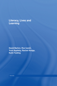 صورة الغلاف: Literacy, Lives and Learning 1st edition 9780415424868