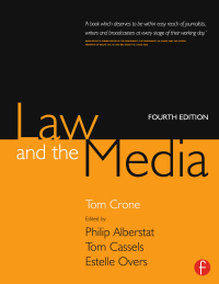 Cover image: Law and the Media 4th edition 9780240516295