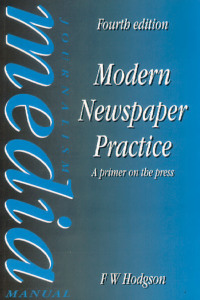 Cover image: Modern Newspaper Practice 4th edition 9781138159914