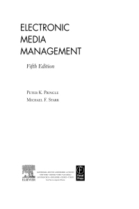 Titelbild: Electronic Media Management, Revised 5th edition 9781138129276