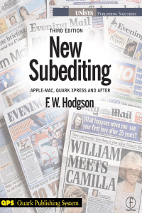 Cover image: New Subediting 3rd edition 9781138178007