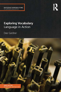Imagen de portada: Exploring Vocabulary 1st edition 9780415585453