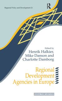 Cover image: Regional Development Agencies in Europe 1st edition 9780117023642