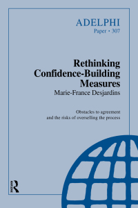 صورة الغلاف: Rethinking Confidence-Building Measures 1st edition 9780198293217