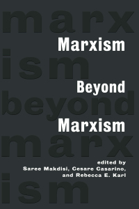 Cover image: Marxism Beyond Marxism 1st edition 9780415914437