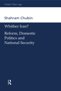 Omslagafbeelding: Wither Iran? 1st edition 9781138452077