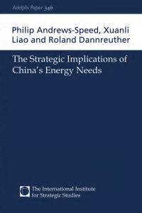 Cover image: The Strategic Implications of China's Energy Needs 1st edition 9781138410442