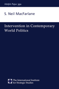 Cover image: Intervention in Contemporary World Politics 1st edition 9780198516781