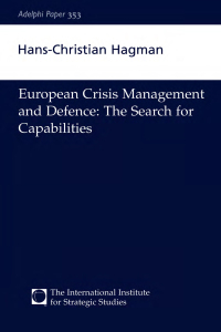 Cover image: European Crisis Management and Defence 1st edition 9780198527992
