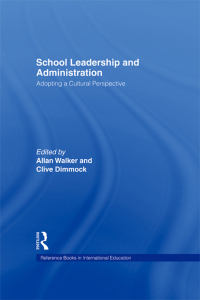 Imagen de portada: School Leadership and Administration 1st edition 9780415932936