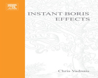 Cover image: Instant Boris Effects 1st edition 9781578202621