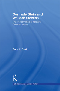 表紙画像: Gertrude Stein and Wallace Stevens 1st edition 9780415939447